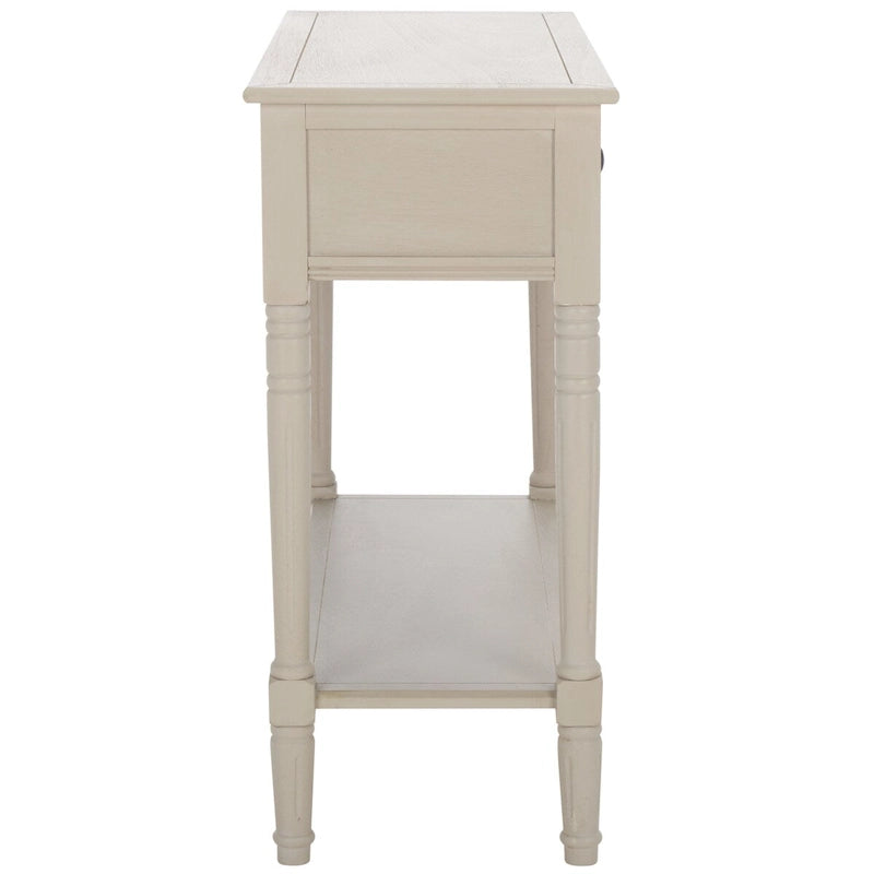 SAFAVIEH Camilla, consolle a 2 cassetti grigia - 35,8 x 13,8 x 29,5 - 36Lx14Px30A