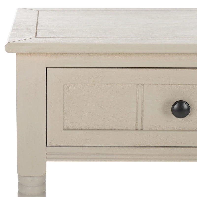 SAFAVIEH Camilla, consolle a 2 cassetti grigia - 35,8 x 13,8 x 29,5 - 36Lx14Px30A