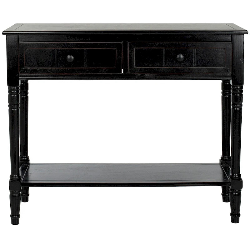 SAFAVIEH Camilla, consolle a 2 cassetti grigia - 35,8 x 13,8 x 29,5 - 36Lx14Px30A