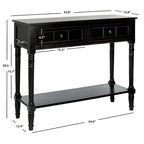 SAFAVIEH Camilla, consolle a 2 cassetti grigia - 35,8 x 13,8 x 29,5 - 36Lx14Px30A