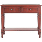 SAFAVIEH Camilla, consolle a 2 cassetti grigia - 35,8 x 13,8 x 29,5 - 36Lx14Px30A