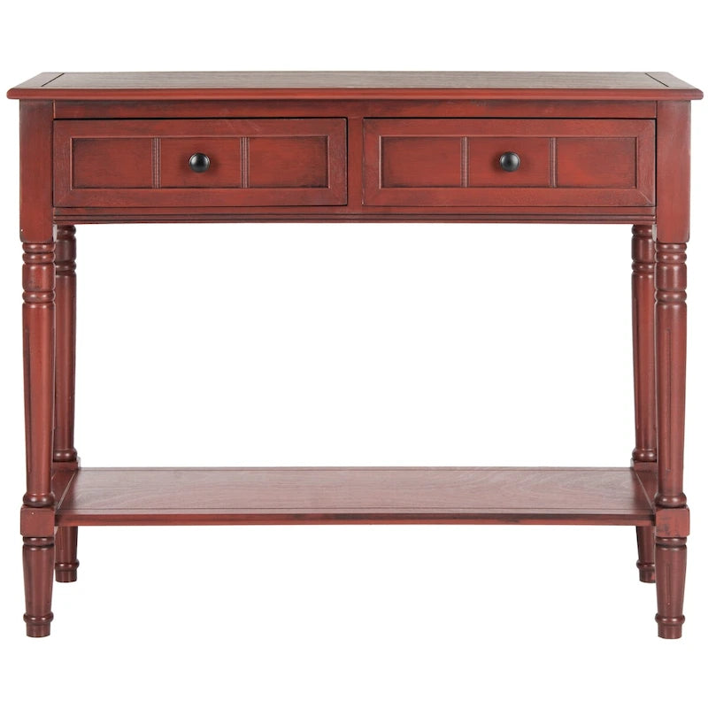 SAFAVIEH Camilla, consolle a 2 cassetti grigia - 35,8 x 13,8 x 29,5 - 36Lx14Px30A