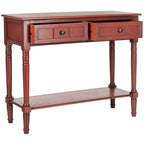SAFAVIEH Camilla, consolle a 2 cassetti grigia - 35,8 x 13,8 x 29,5 - 36Lx14Px30A