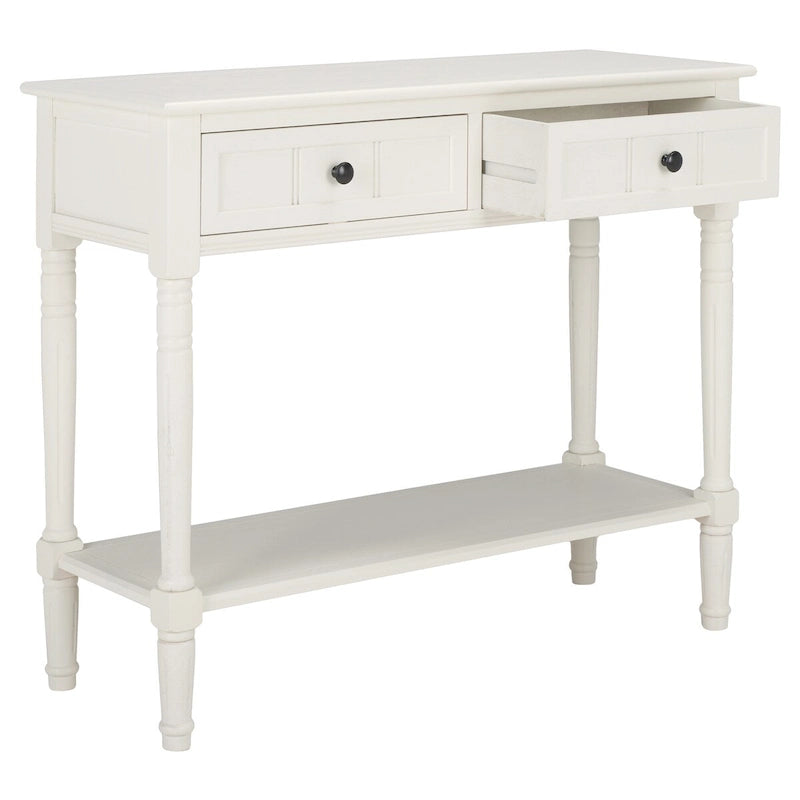 SAFAVIEH Camilla, consolle a 2 cassetti grigia - 35,8 x 13,8 x 29,5 - 36Lx14Px30A