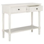 SAFAVIEH Camilla, consolle a 2 cassetti grigia - 35,8 x 13,8 x 29,5 - 36Lx14Px30A