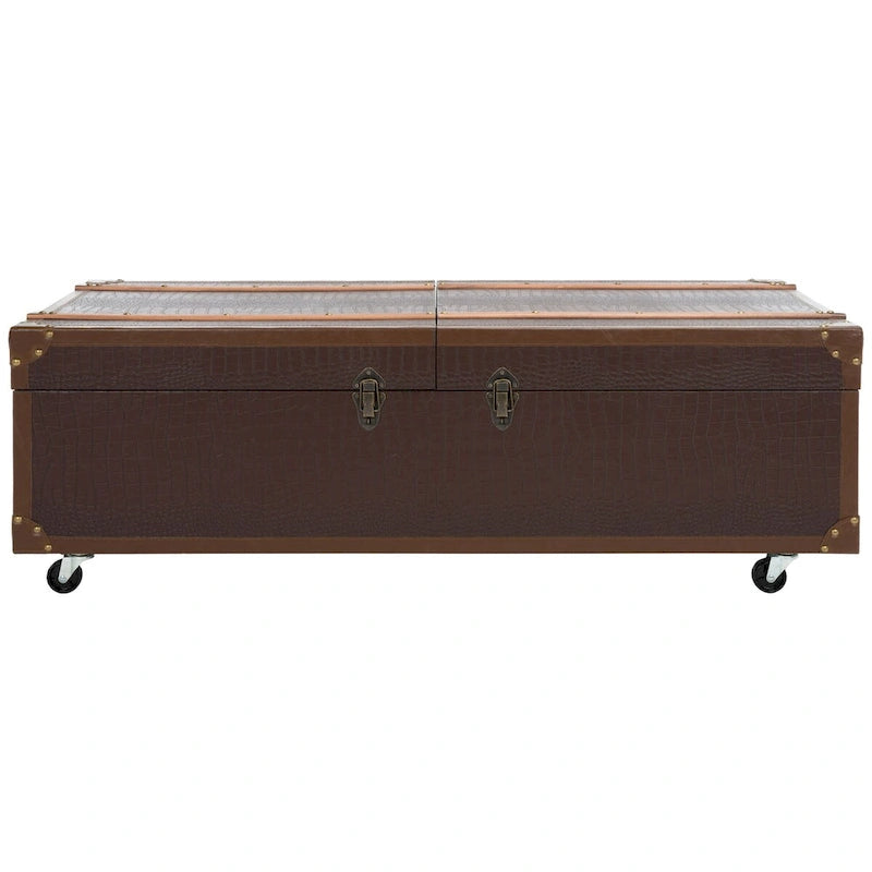 SAFAVIEH Terese Tavolino da caffè con scomparto e portabottiglie - 47,2 L x 23,6 P x 15,4 A - 47Lx24Px15A