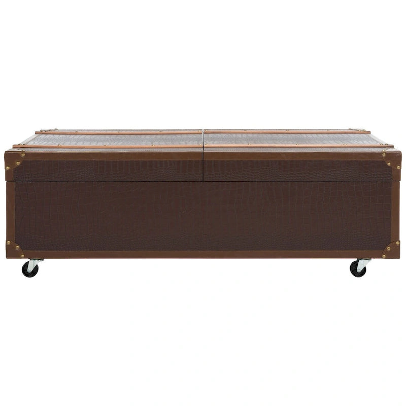 SAFAVIEH Terese Tavolino da caffè con scomparto e portabottiglie - 47,2 L x 23,6 P x 15,4 A - 47Lx24Px15A