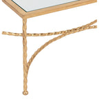 SAFAVIEH Couture Sedighe Glass Coffee Table - 40 W x 24 D x 18 H - 40W x 24D x 18H