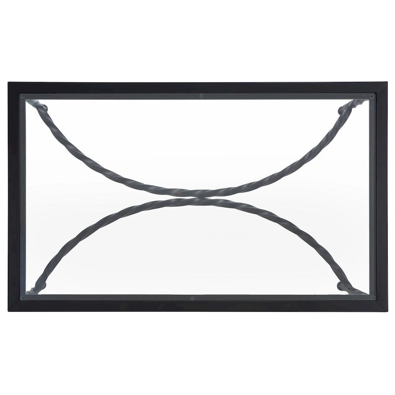 SAFAVIEH Couture Sedighe Glass Coffee Table - 40 W x 24 D x 18 H - 40W x 24D x 18H