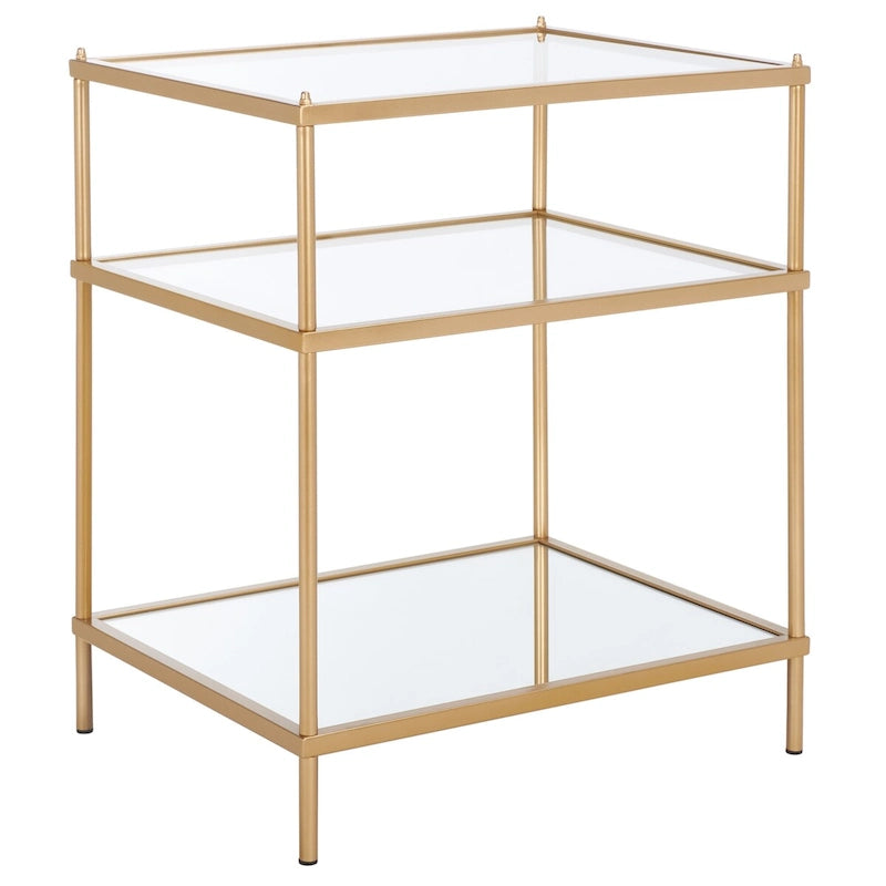 SAFAVIEH Vida Tavolino d'Appoggio a 3 Livelli - 22 L x 18 P x 27 H - 22Lx18Px27H