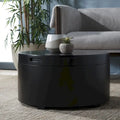 Tavolino da caffè rotondo con vassoio e contenitore Ioana di SAFAVIEH - 23 L x 23 P x 13 A - 23Lx23Px13A