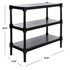 SAFAVIEH Olevia Tavolo consolle a 3 ripiani - 33.8 L x 13.8 P x 29.5 H - 34Lx14Px30H