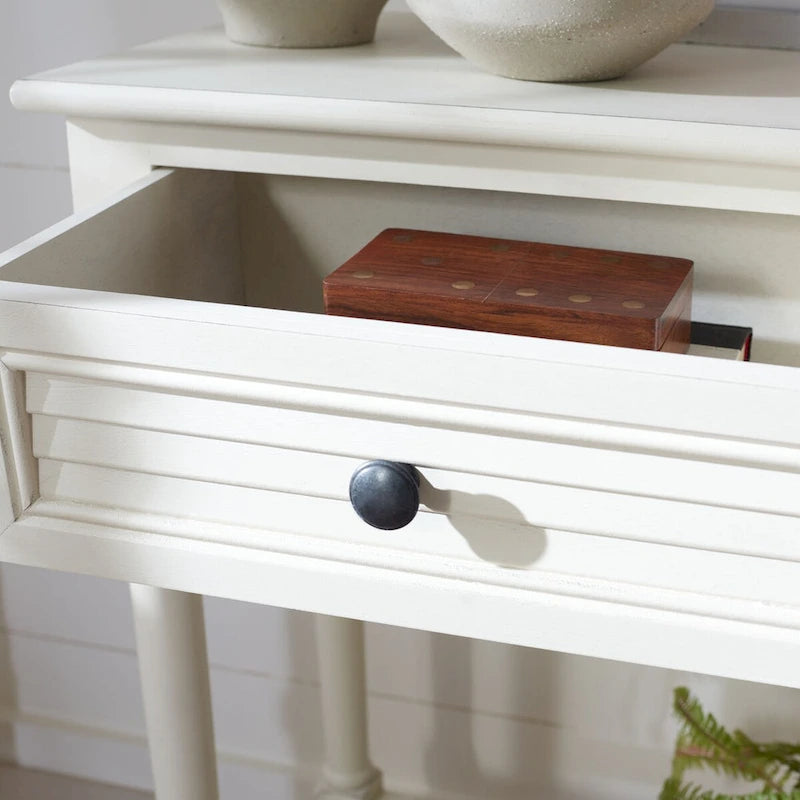 SAFAVIEH Tinnie, Tavolo Consolle con 2 Cassetti - 91,44 L x 33,02 P x 74,93 A cm - 91,44 L x 33,02 P x 76,2 A cm