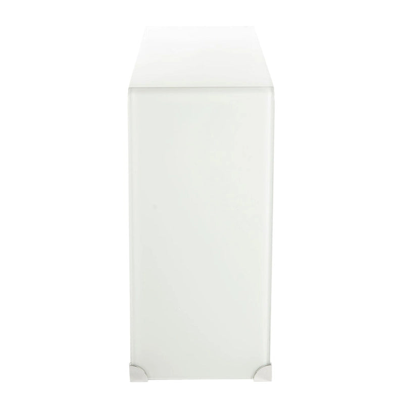 SAFAVIEH Tavolo Consolle in Vetro Sfumato Modena - Trasparente / Blu - 43,3 x 13,8 x 29,5 - 43Lx14Px30A