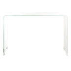 SAFAVIEH Tavolo Consolle in Vetro Sfumato Modena - Trasparente / Blu - 43,3 x 13,8 x 29,5 - 43Lx14Px30A