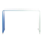 SAFAVIEH Tavolo Consolle in Vetro Sfumato Modena - Trasparente / Blu - 43,3 x 13,8 x 29,5 - 43Lx14Px30A