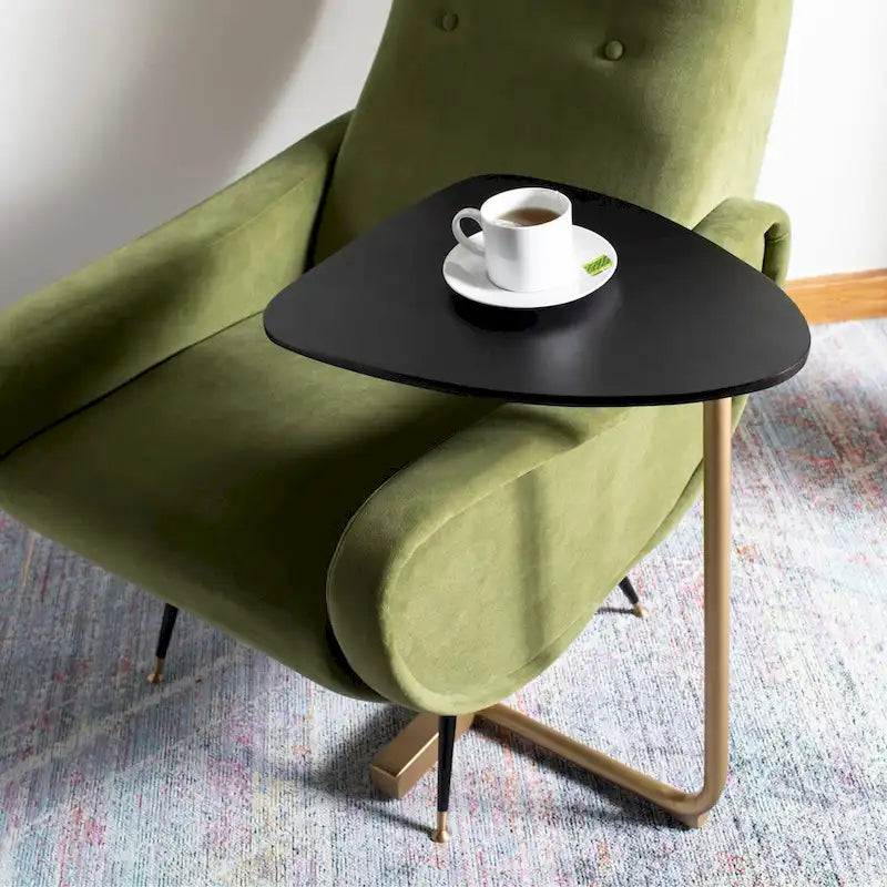 SAFAVIEH Tavolino d'appoggio Marjorie - Nero / Oro - 19 x 15 x 25 - 19Px15Lx25A