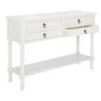 Tavolo console a 4 cassetti SAFAVIEH Artelia - 42 L x 13 P x 29,5 A - 42Lx13Px30A