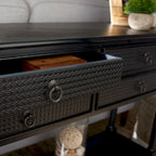 Tavolo console a 4 cassetti SAFAVIEH Artelia - 42 L x 13 P x 29,5 A - 42Lx13Px30A