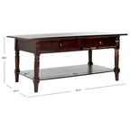Tavolino SAFAVIEH Bama Grigio con 2 cassetti - 41.7 L x 21.7 P x 18.5 A - 42Lx22Px19A