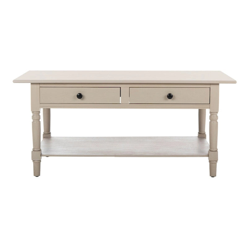 Tavolino SAFAVIEH Bama Grigio con 2 cassetti - 41.7 L x 21.7 P x 18.5 A - 42Lx22Px19A