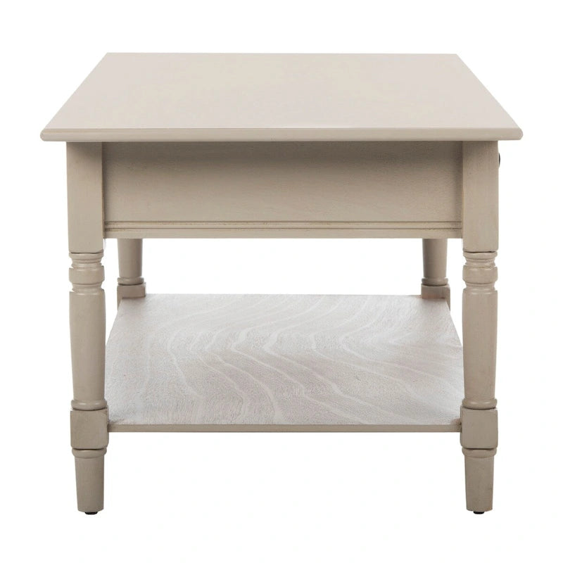 Tavolino SAFAVIEH Bama Grigio con 2 cassetti - 41.7 L x 21.7 P x 18.5 A - 42Lx22Px19A