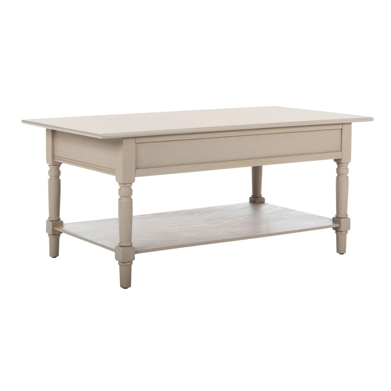 Tavolino SAFAVIEH Bama Grigio con 2 cassetti - 41.7 L x 21.7 P x 18.5 A - 42Lx22Px19A