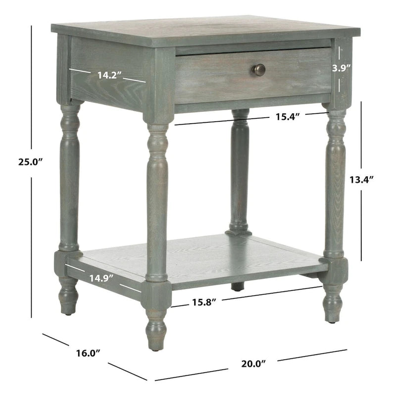 SAFAVIEH Tavolino d'Appoggio Wendel - 20 x 16 x 25 - 20Lx16Px25A