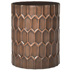 Tavolini SAFAVIEH Thomasina in Rame Anticato - 15 x 15 x 19,5 - 15Lx15Px20H