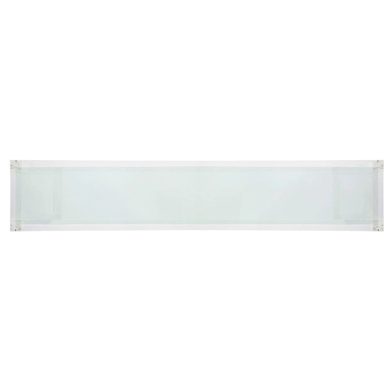 SAFAVIEH Couture Camryn Tavolo Consolle in Acrilico - Trasparente - 60 L x 10 P x 30 A - 52Lx10Px30A
