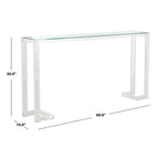 SAFAVIEH Couture Camryn Tavolo Consolle in Acrilico - Trasparente - 60 L x 10 P x 30 A - 52Lx10Px30A