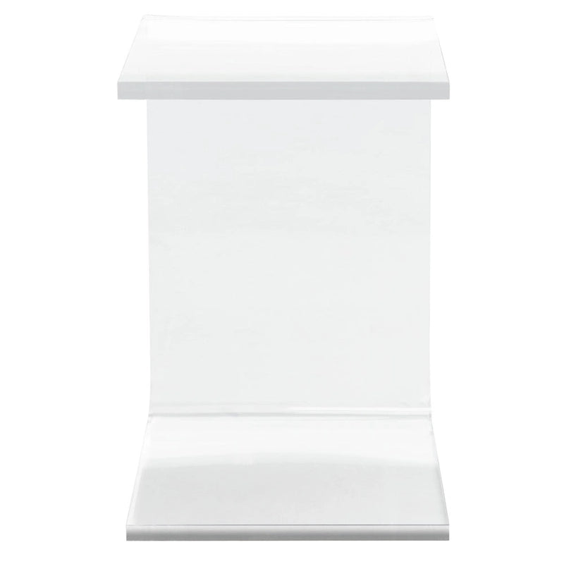 SAFAVIEH Willa Tavolino trasparente in acrilico - 13,5 L x 15,5 P x 20,4 H - 14Lx16Px20H