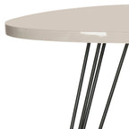 Tavolino laterale Safavieh Luann bianco/nero laccato - 49,8 x 49,8 x 59,9 cm - 20Lx20Px24A
