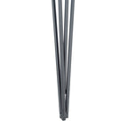 Tavolino laterale Safavieh Luann bianco/nero laccato - 49,8 x 49,8 x 59,9 cm - 20Lx20Px24A