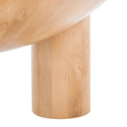 Tavolino da Caffè Rotondo in Legno Isavella di SAFAVIEH Couture - 89 L x 89 P x 41 A cm