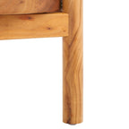 SAFAVIEH Couture Alberdine Tavolino d'Appoggio in Rattan/Vetro - 58,42 cm L x 58,42 cm P x 60,96 cm A - 23L x 23P x 24A