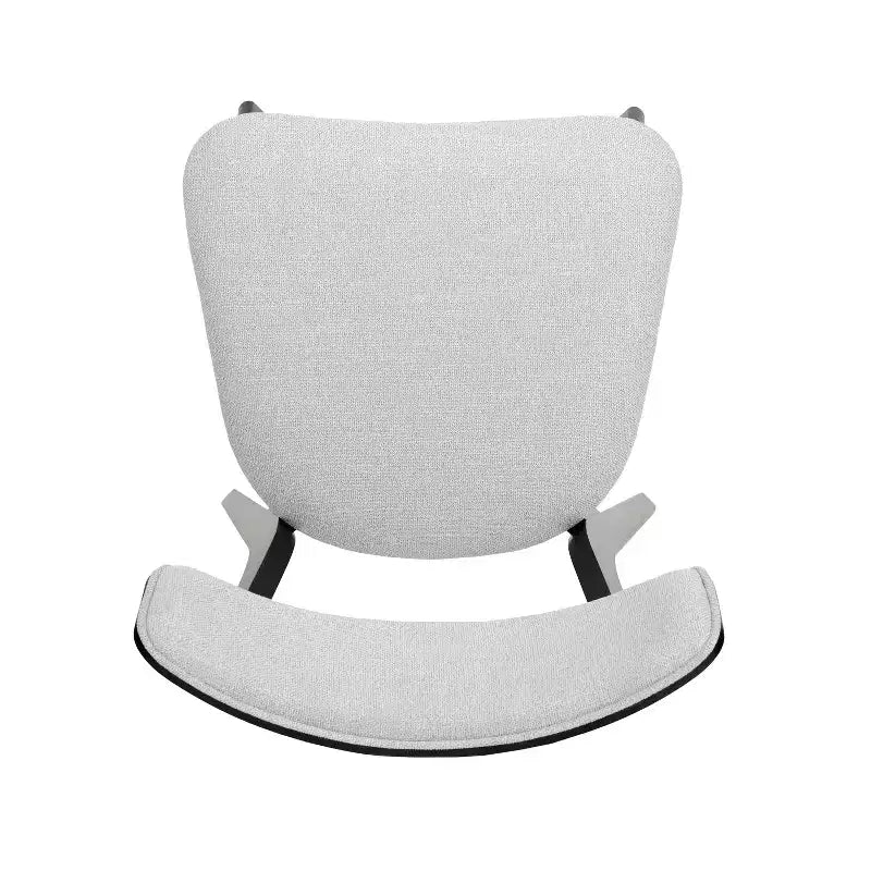 Sedie da pranzo Crystal in tessuto imbottito, design moderno di metà secolo