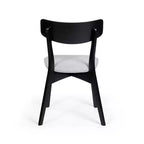 Sedie da pranzo Crystal in tessuto imbottito, design moderno di metà secolo