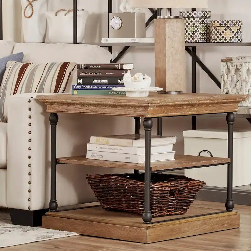 Tavolino con cornice Barnstone Accent Storage di iNSPIRE Q Artisan