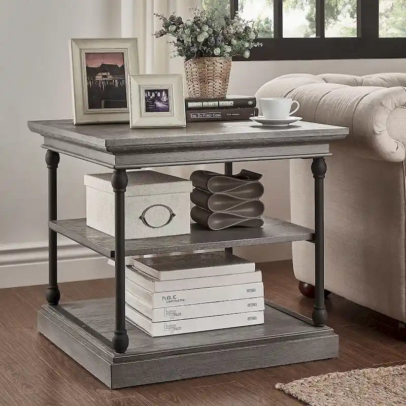 Tavolino con cornice Barnstone Accent Storage di iNSPIRE Q Artisan