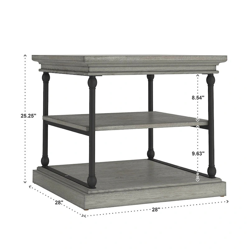 Tavolino con cornice Barnstone Accent Storage di iNSPIRE Q Artisan