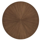 Rondo Tavolino rotondo di ispirazione Mid-Century con finitura noce di iNSPIRE Q Modern