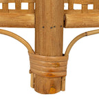Tavolino d'appoggio in bambù e rattan