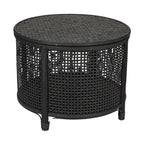 Tavolino d'appoggio in bambù e rattan