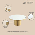Manhattan Comfort Glenn Tavolino da Caffè Moderno