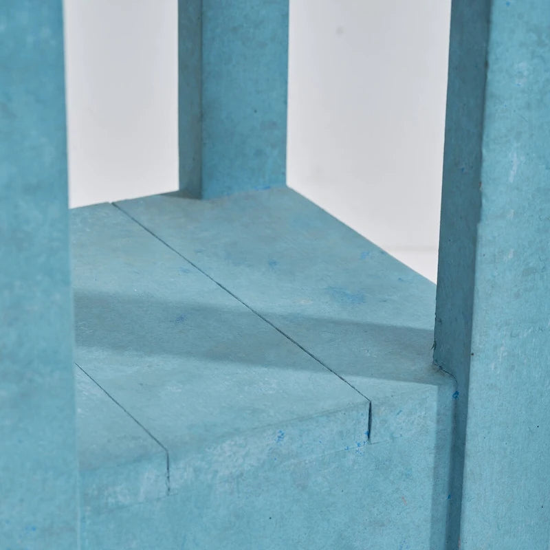 Tavolino/Tavolo d'Appoggio per Divano in Legno Massello Stile Rustico - 11 L x 26 A