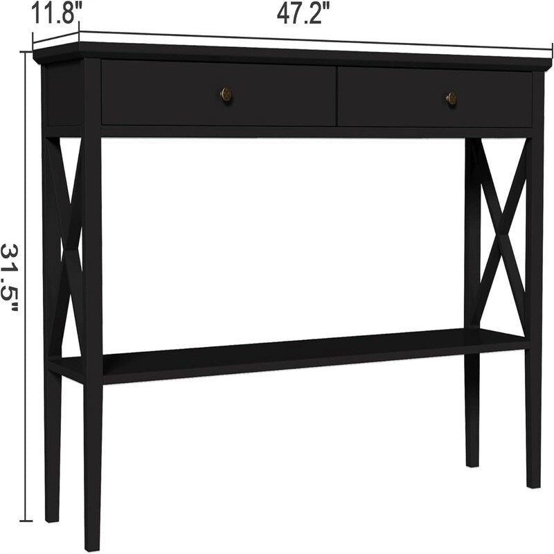 Consolle con cassetti da 47 pollici - 11,81P x 47,24L x 31,5A