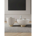 Manhattan Comfort Modern Anderson 2.0 Set di Tavoli Imbottiti