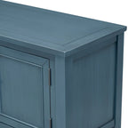 Tavolo Consolle Vintage Contenitore con Quattro Piccoli Cassetti e Ripiano Inferiore per Soggiorni, Ingressi e Cucine
