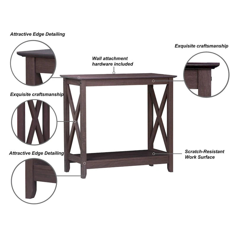 Tavolo console in stile rustico moderno Saint Birch Lambert